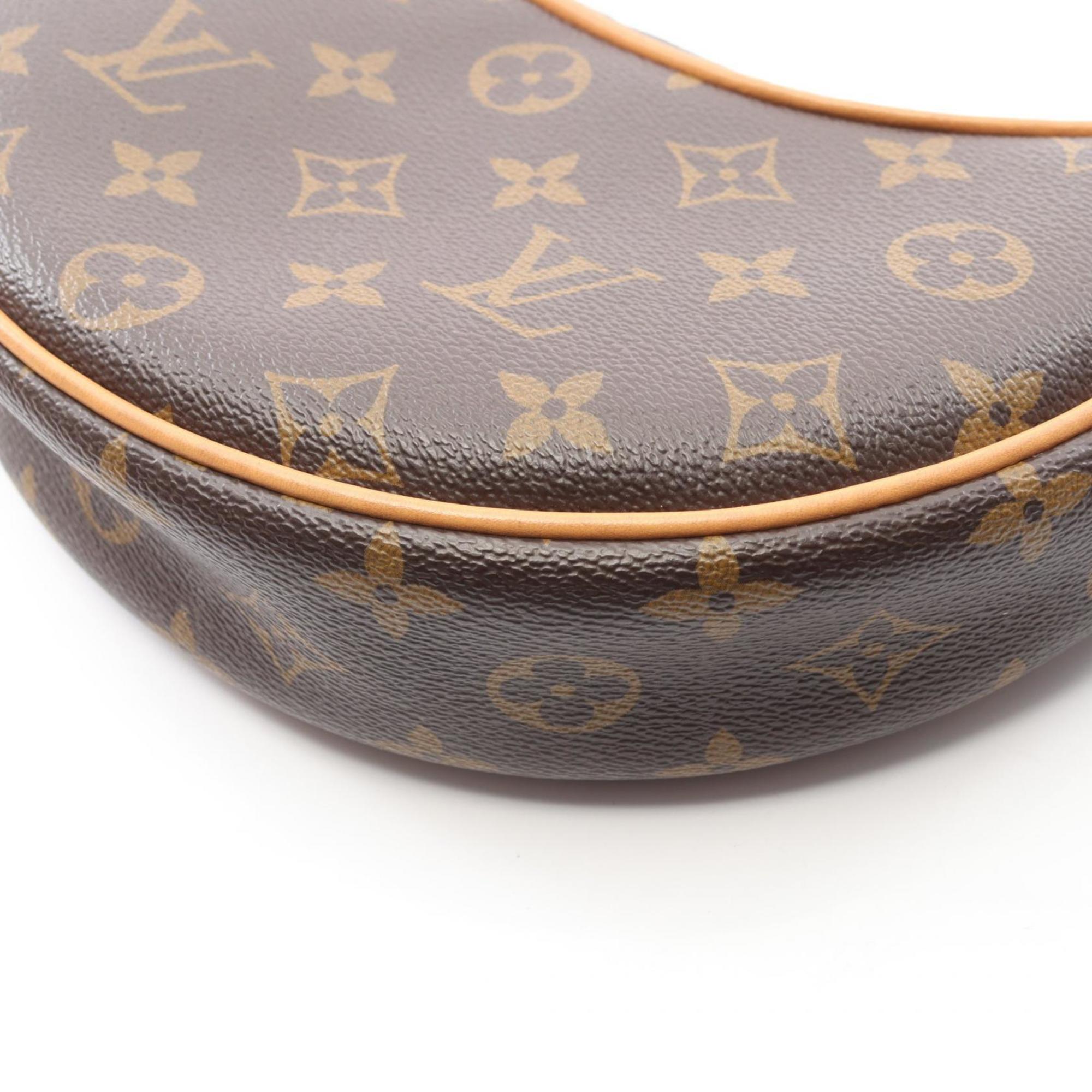 Louis Vuitton Brown Pvc Leather Shoulder Bag