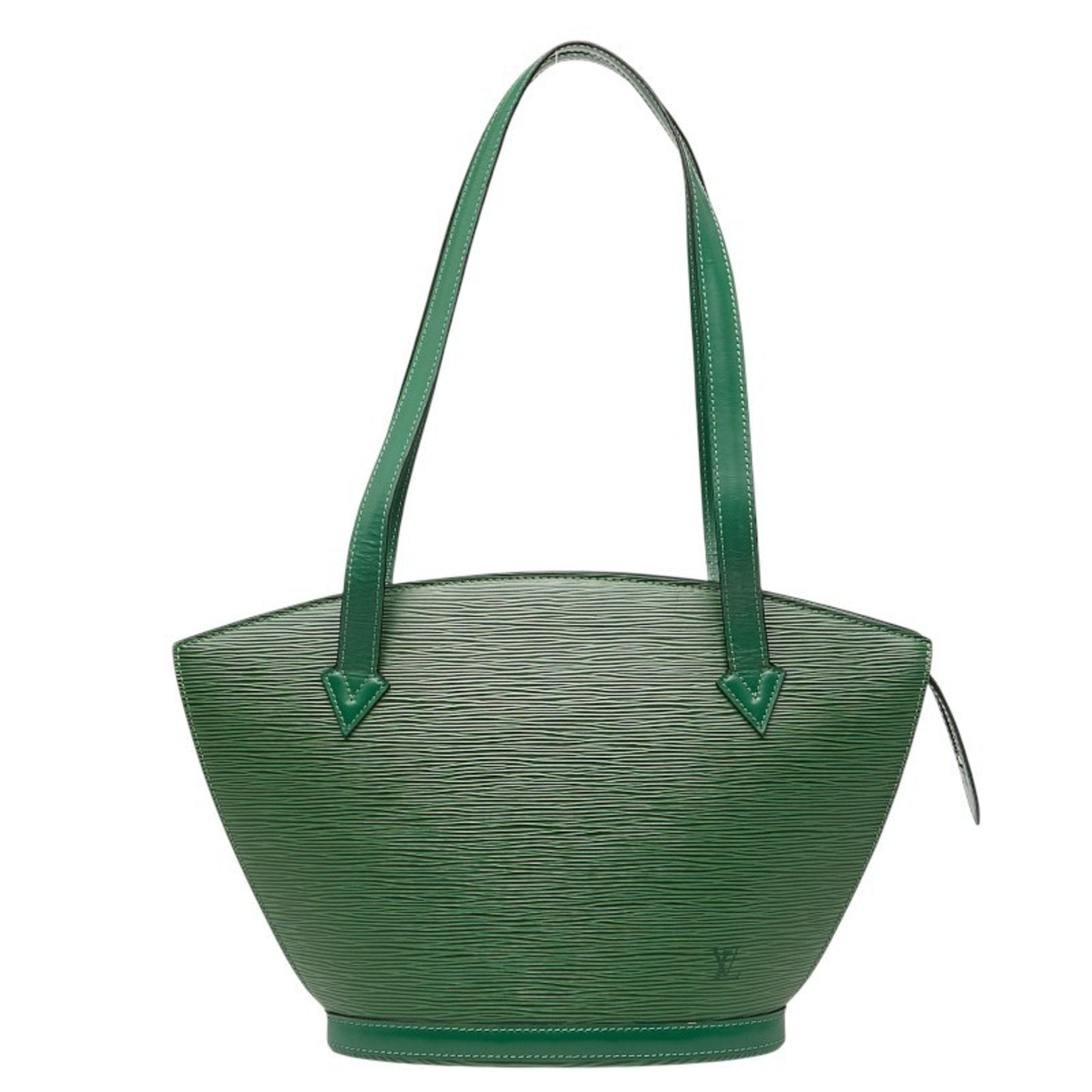 Louis Vuitton Epi Borneo Green Leather Handbag Shoulder Bag