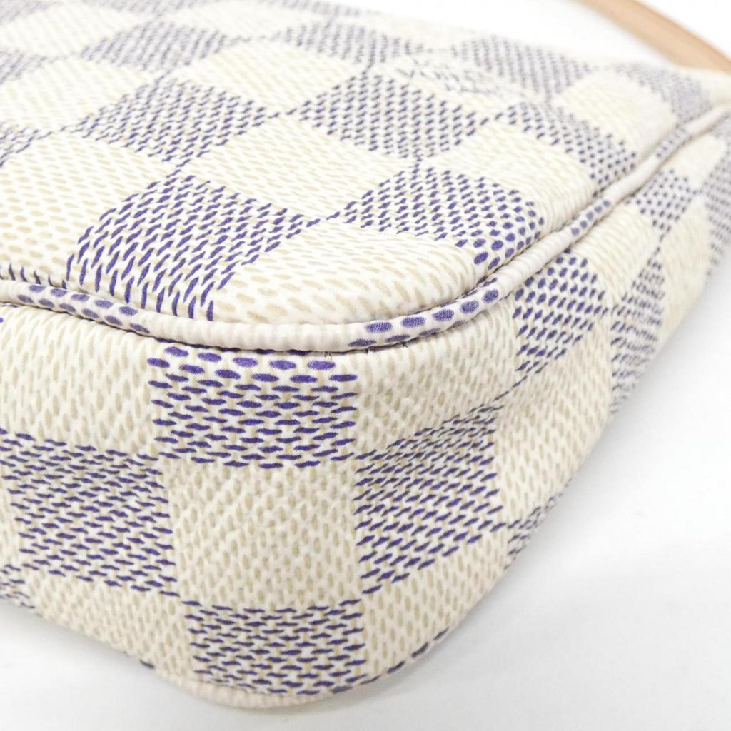 Louis Vuitton Azur Coated Canvas Pochette Pouch