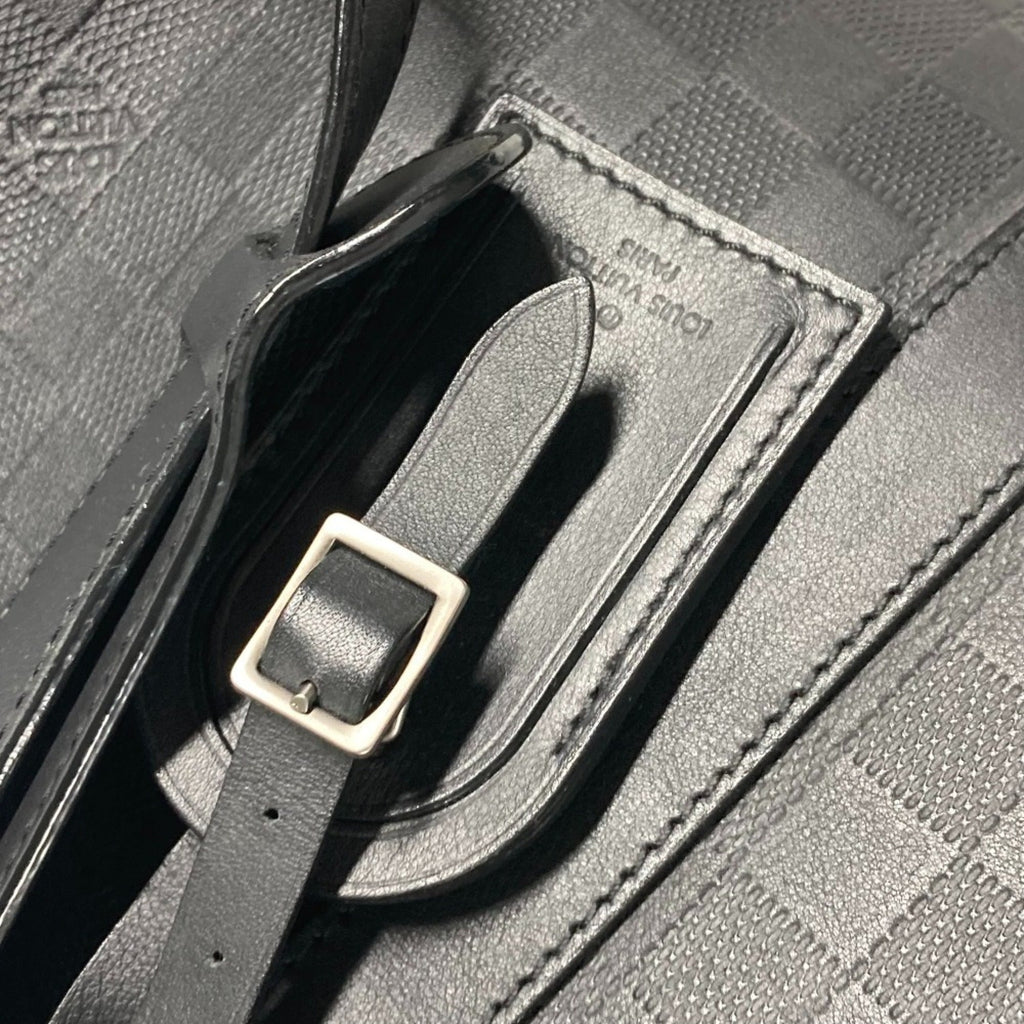 Louis Vuitton Black Onyx Damier Infini Boston Bag Shoulder Bag
