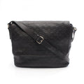 Gucci Black Leather Handbag Shoulder Bag (Pre-Owned)