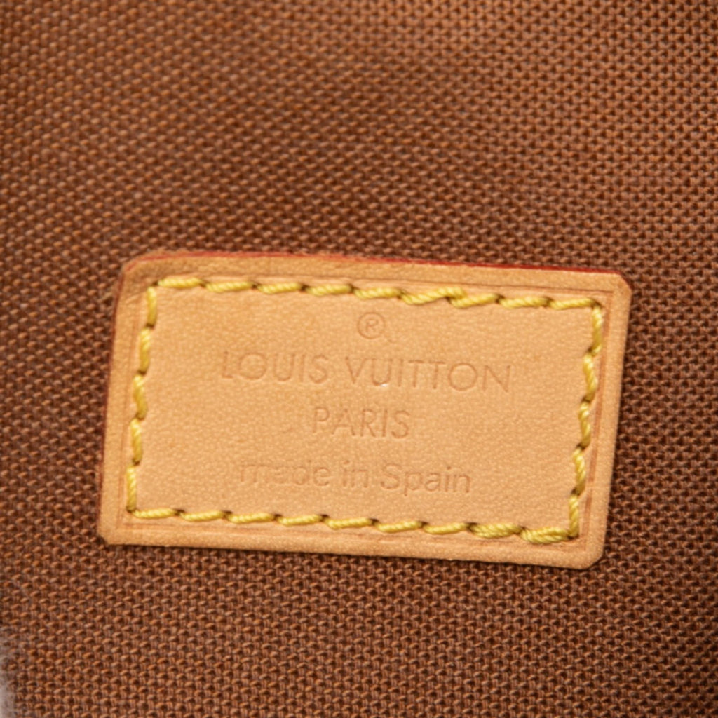 Louis Vuitton Brown Pvc Leather Sling Bag