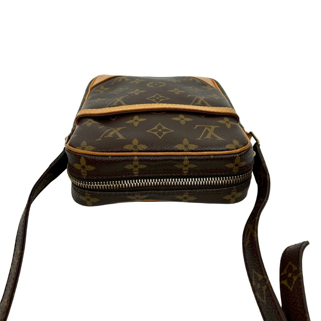 Louis Vuitton Brown Leather Pvc Pochette Shoulder Bag