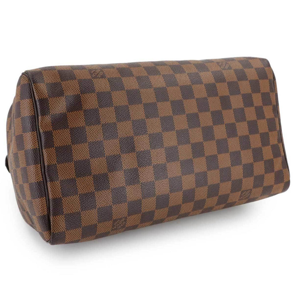 Louis Vuitton Brown Damier Canvas Ebene Damier Canvas Boston Bag Handbag