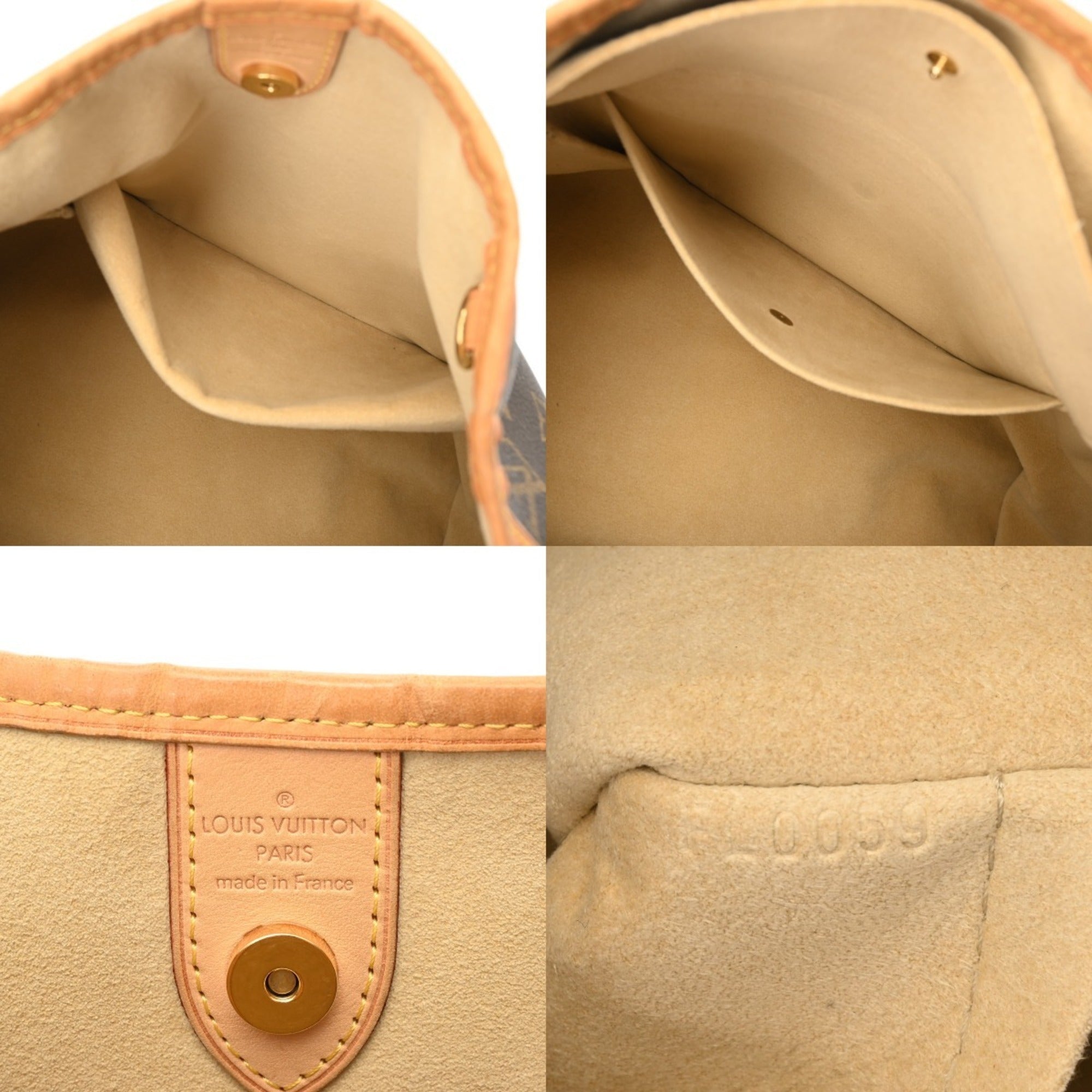 Louis Vuitton Brown Monogram Canvas Shoulder Bag