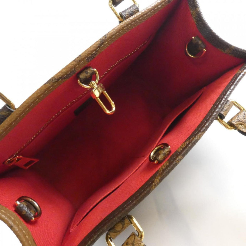 Louis Vuitton Marron Coated Canvas Handbag