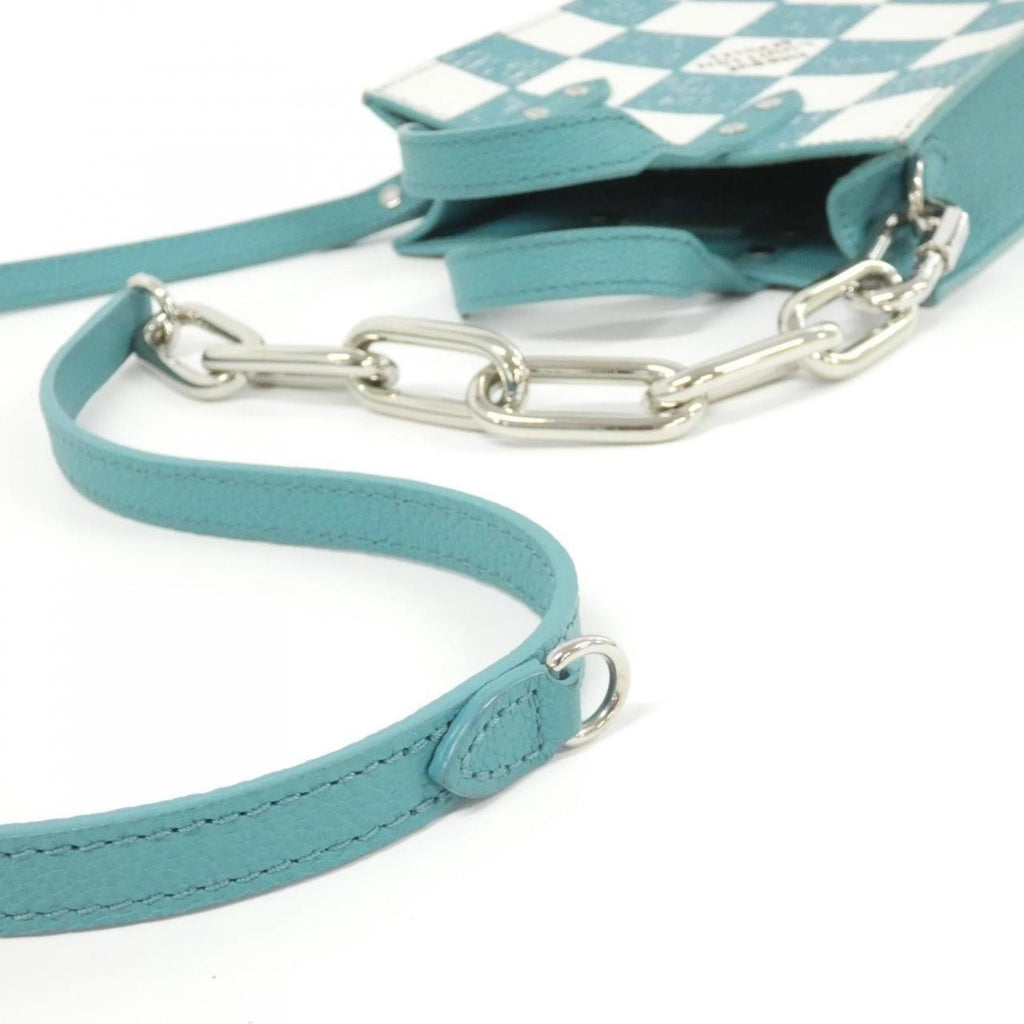 Louis Vuitton Turquoise Leather Handbag