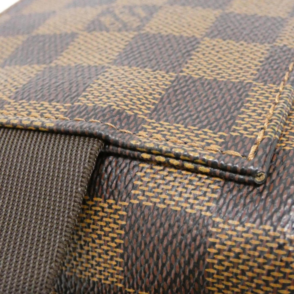 Louis Vuitton Brown Coated Canvas Shoulder Bag