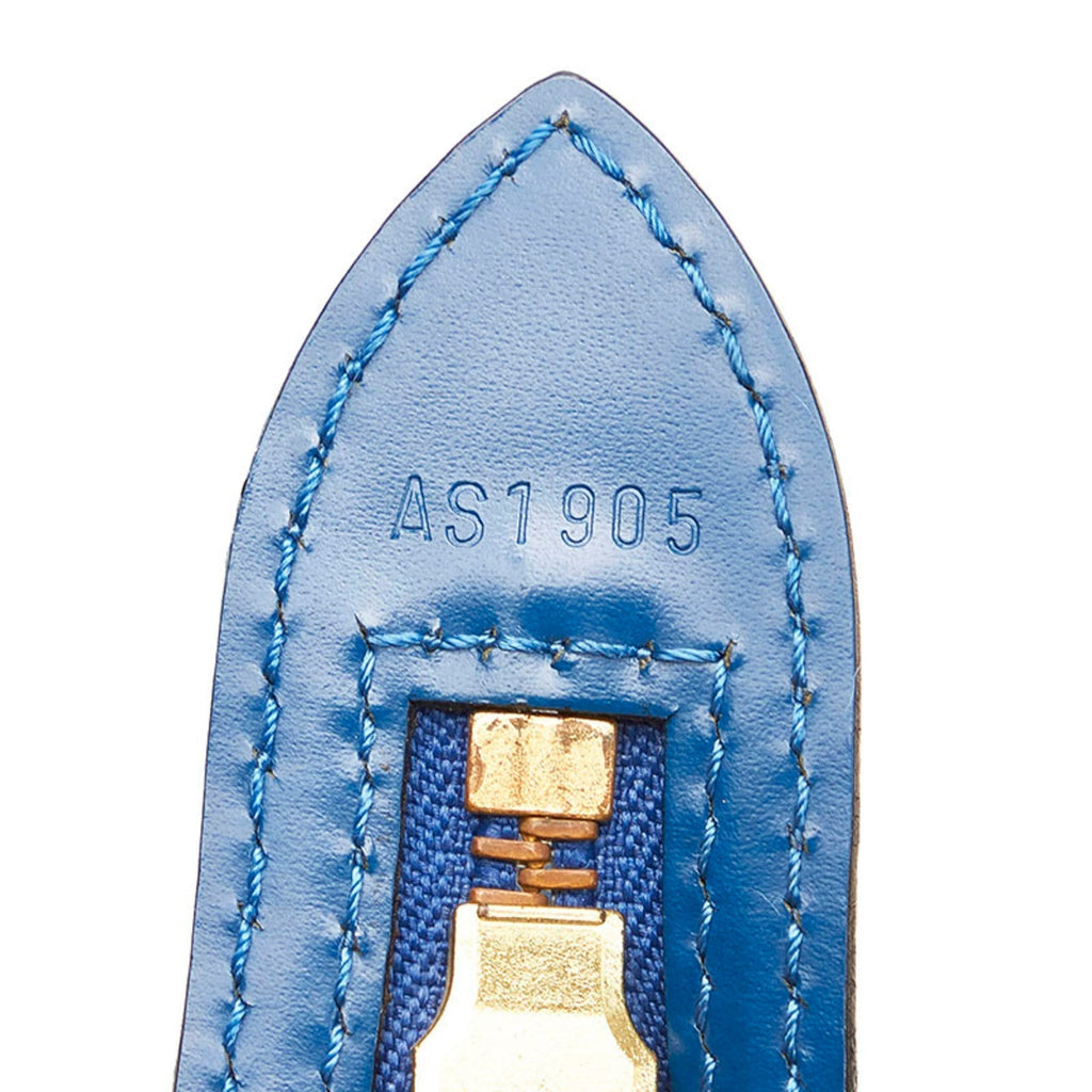 Louis Vuitton Epi Saint-Jacques Handbag Tote Bag M52265 Toledo Blue Leather Women's LOUIS VUITTON