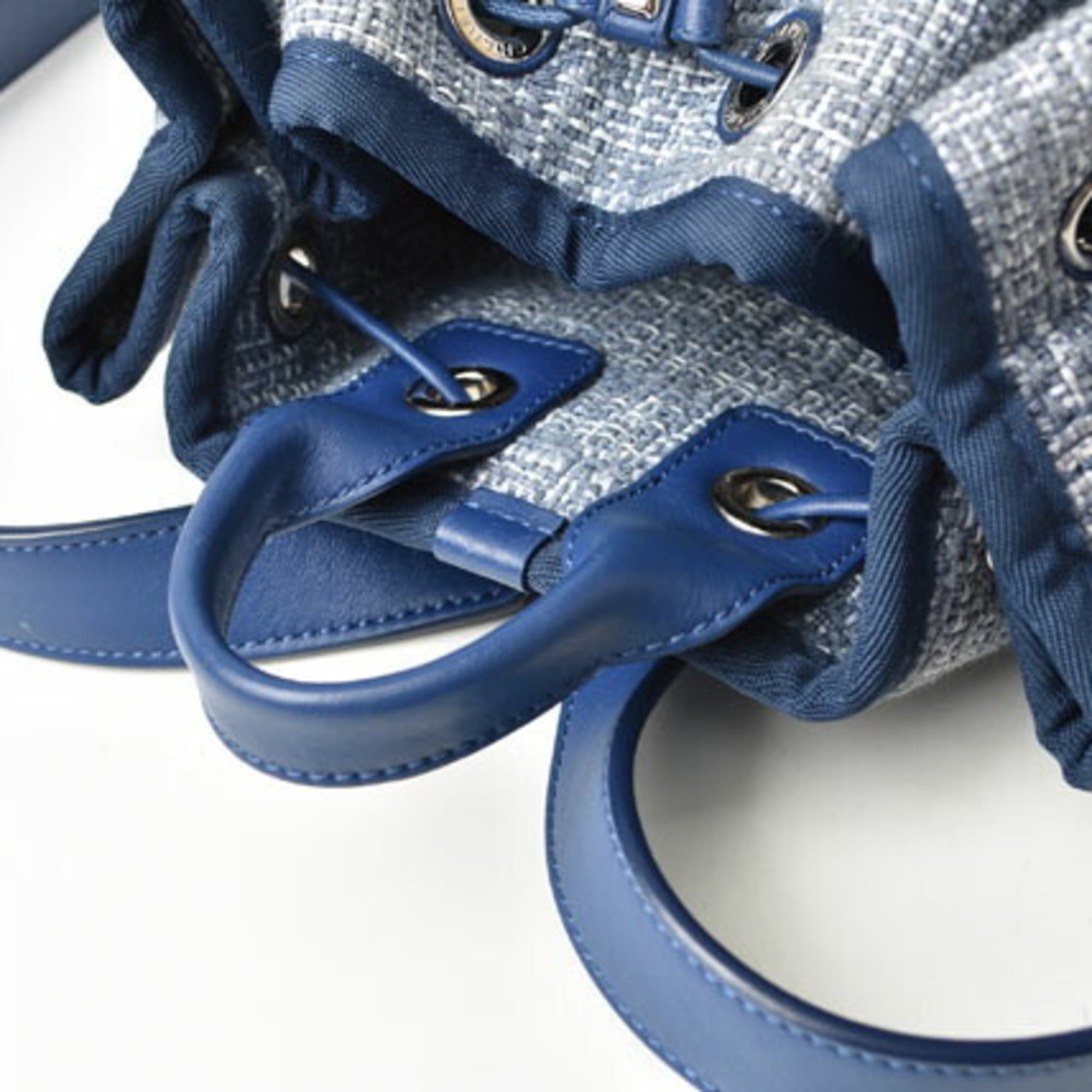Chanel Cotton Canvas Denim Backpack