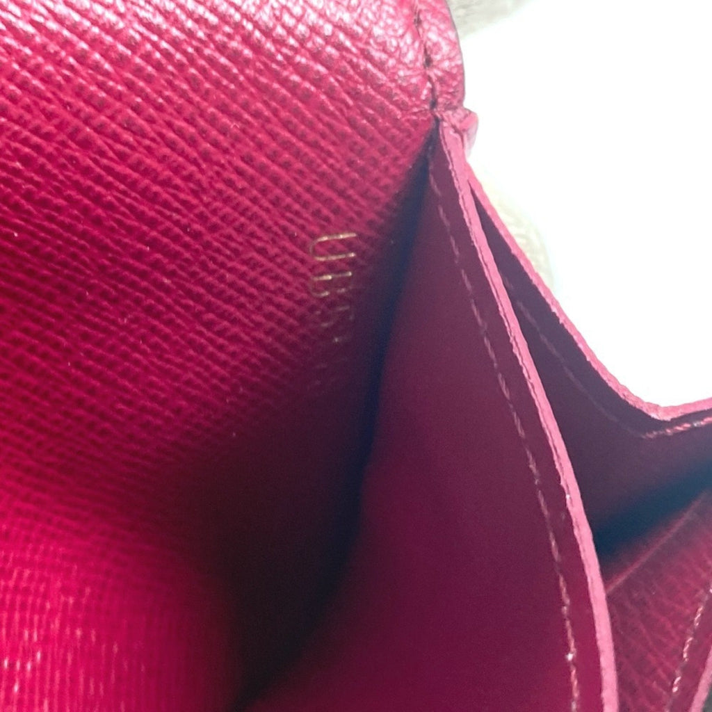 Louis Vuitton Brown Pink Metal Wallet