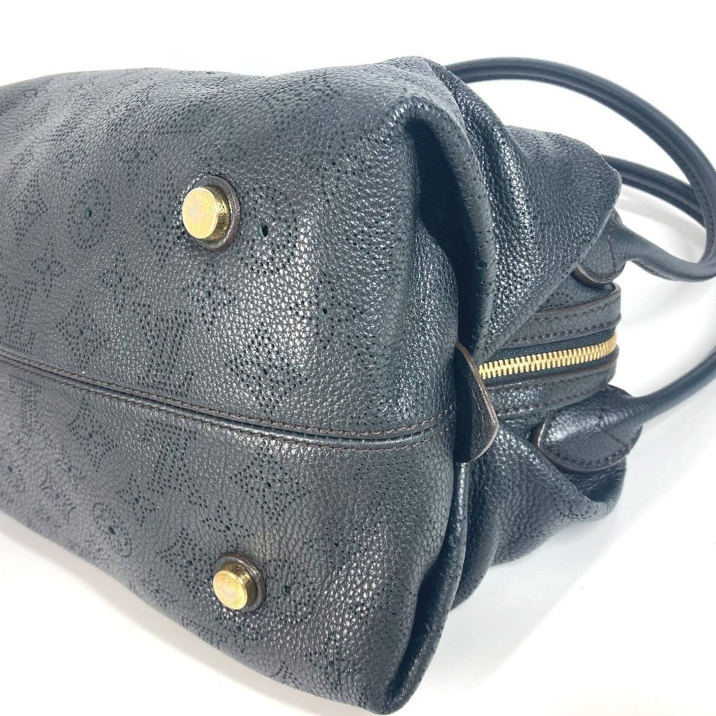 Louis Vuitton Mahina Black Noir Mahina Leather Shoulder Bag
