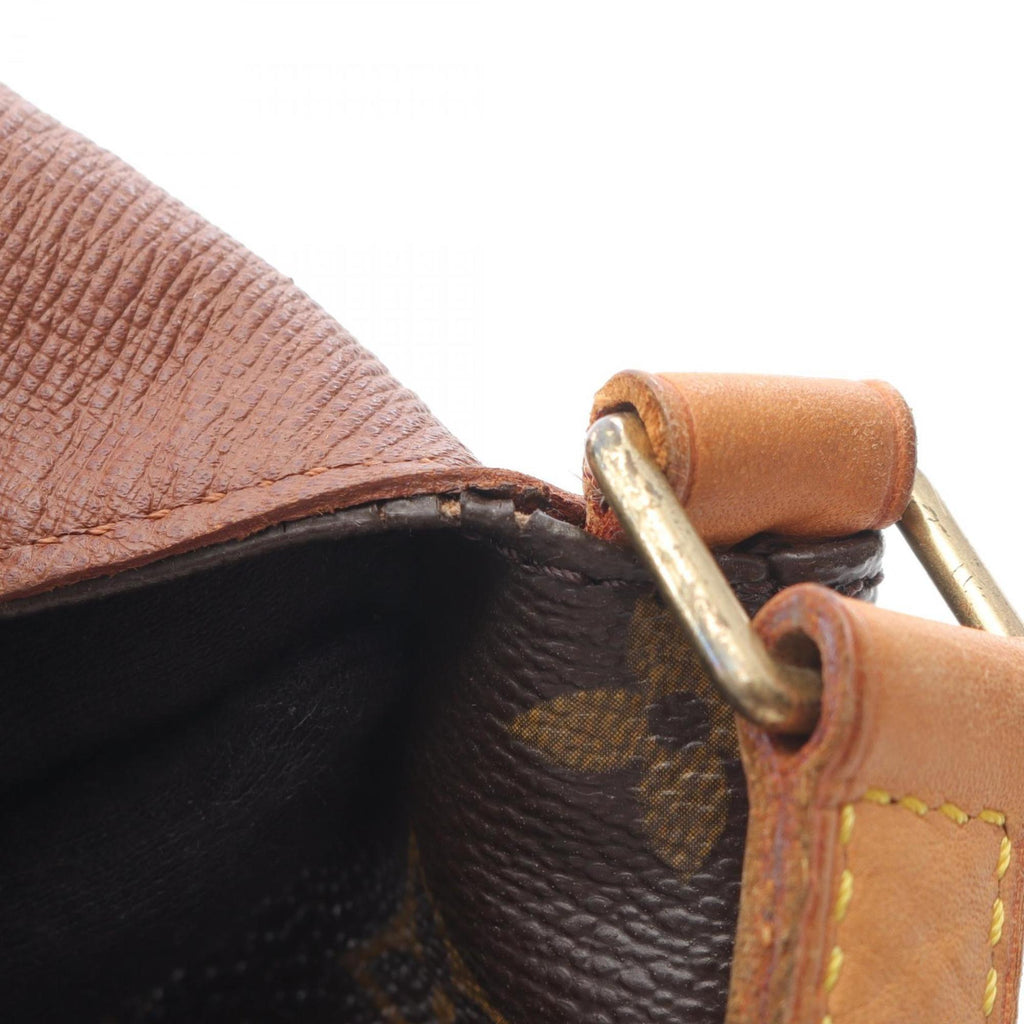 Louis Vuitton Brown Coated Canvas Pvc Leather Monogram Shoulder Bag