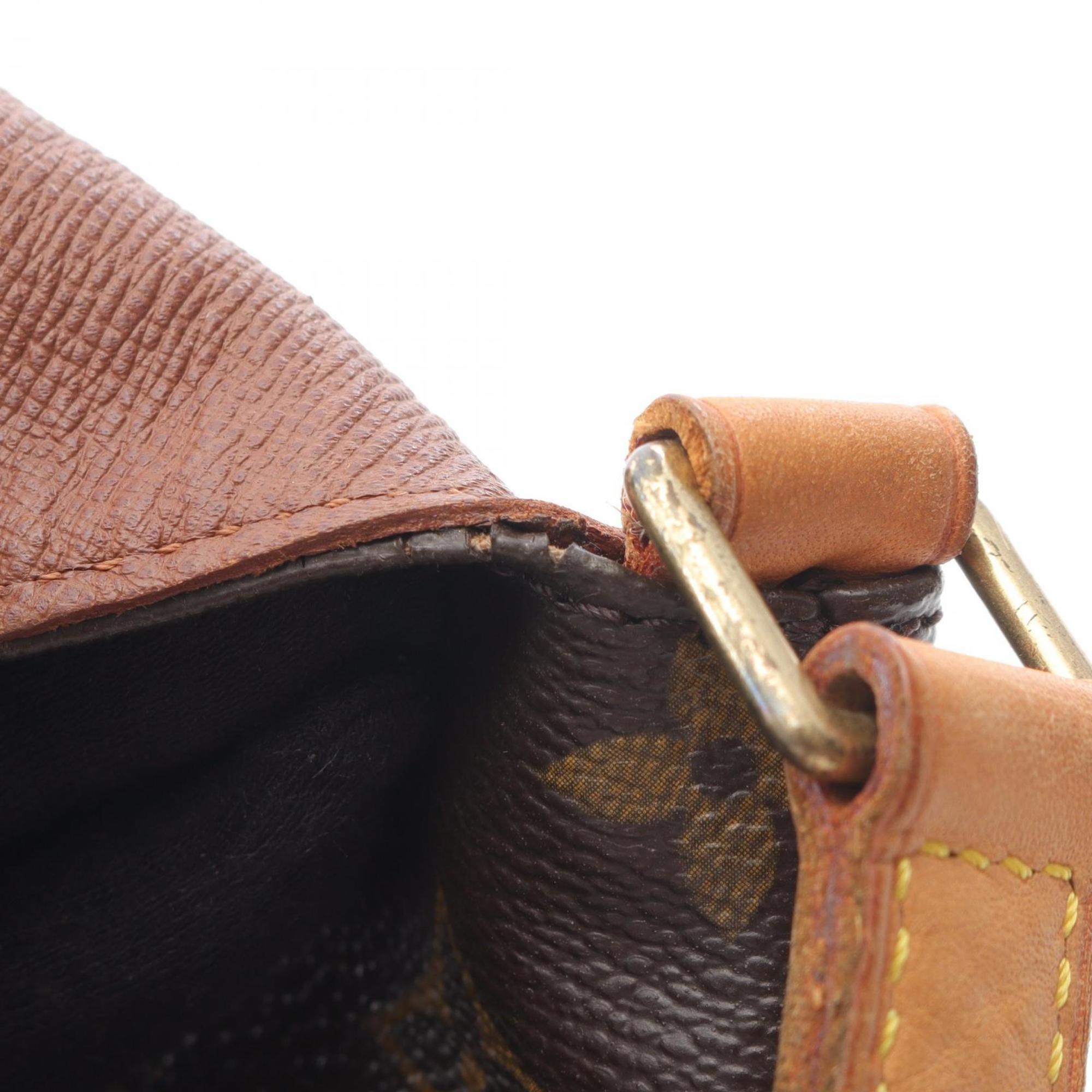 Louis Vuitton Brown Coated Canvas Pvc Leather Monogram Shoulder Bag