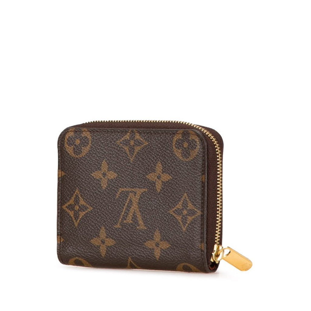 Louis Vuitton Brown Pvc Leather Coin Purse/Coin Case