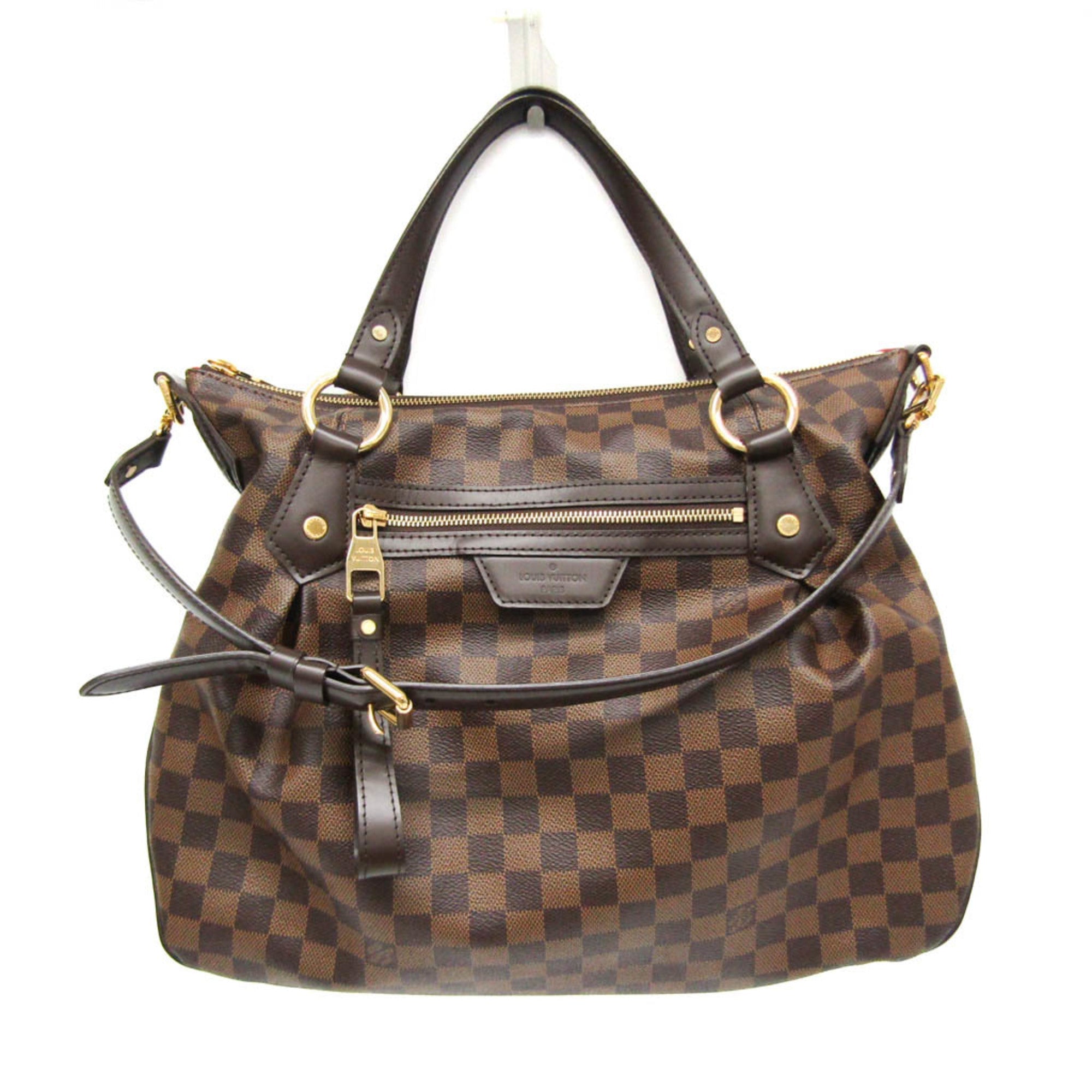 Louis Vuitton Damier Ebene Damier Canvas Handbag Shoulder Bag