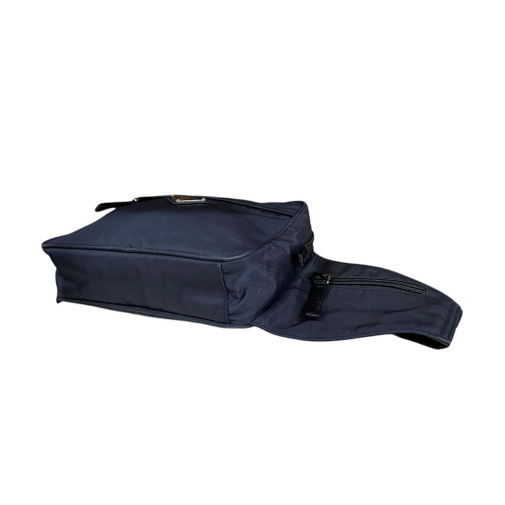 Prada Navy Black Nylon Sling Bag