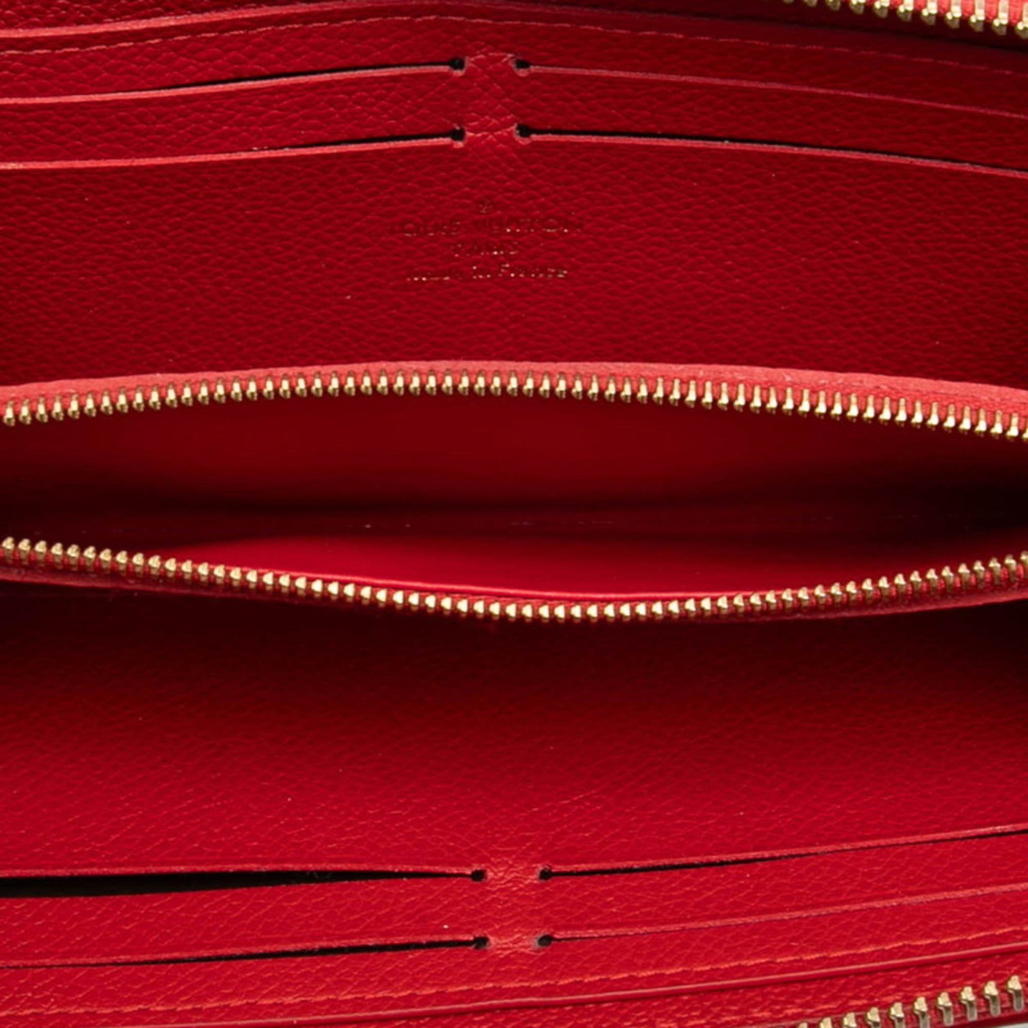 Louis Vuitton Marine Rouge Navy Leather Long Wallet