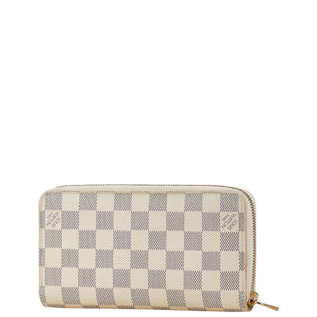 Louis Vuitton White Damier Azur Long Wallet