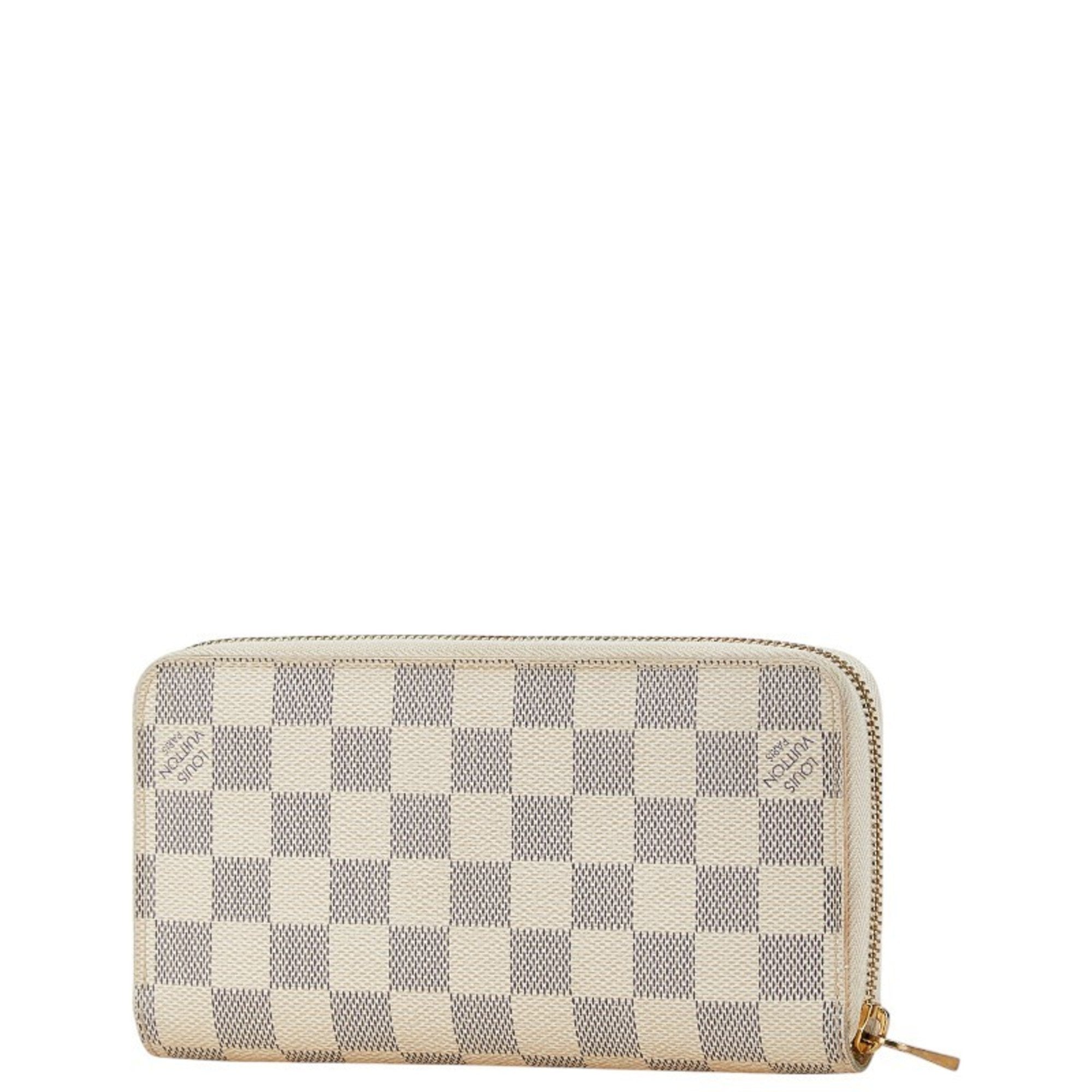 Louis Vuitton White Damier Azur Long Wallet