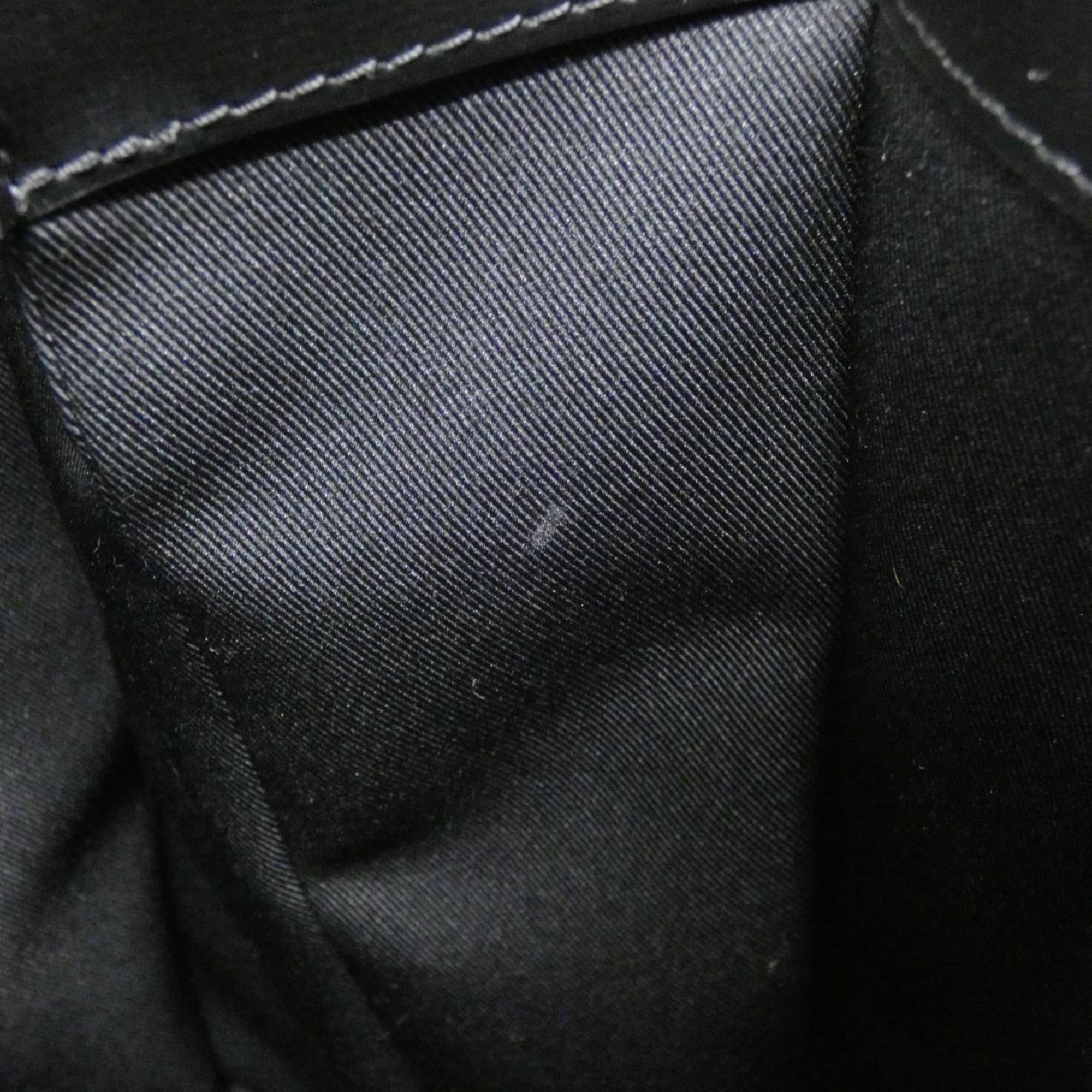 Louis Vuitton Black Leather Handbag