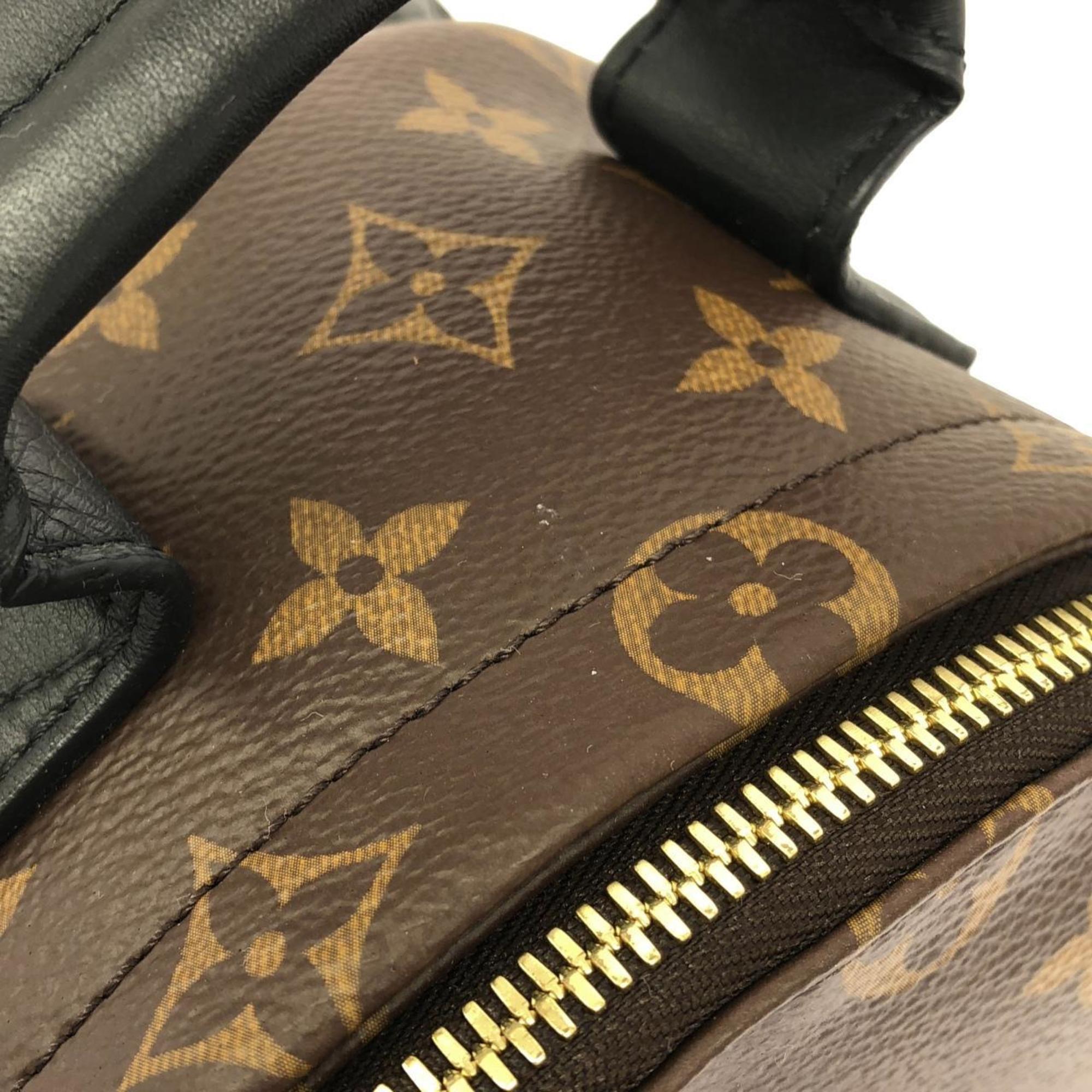 Louis Vuitton Brown Coated Canvas Backpack