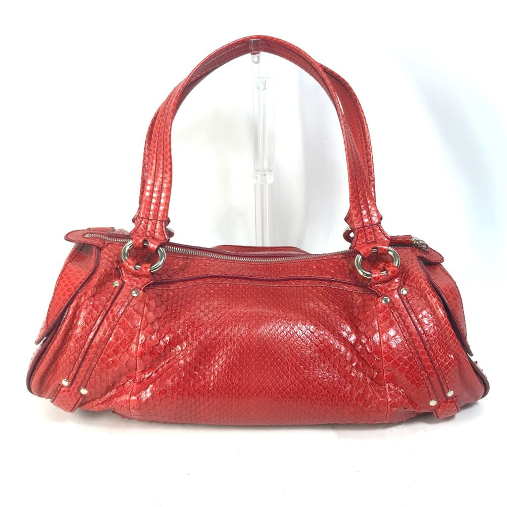 Celine Red Other Boston Bag