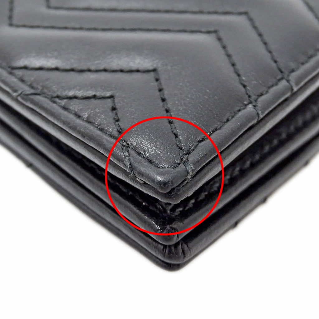 Gucci Black Leather Wallet (Bi-Fold) (Pre-Owned)