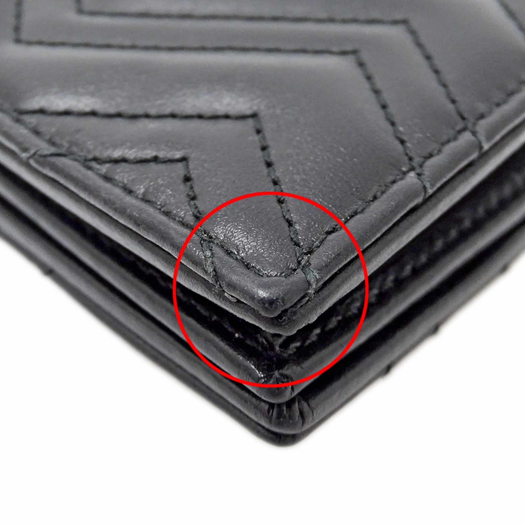 Gucci Black Leather Wallet (Bi-Fold) (Pre-Owned)