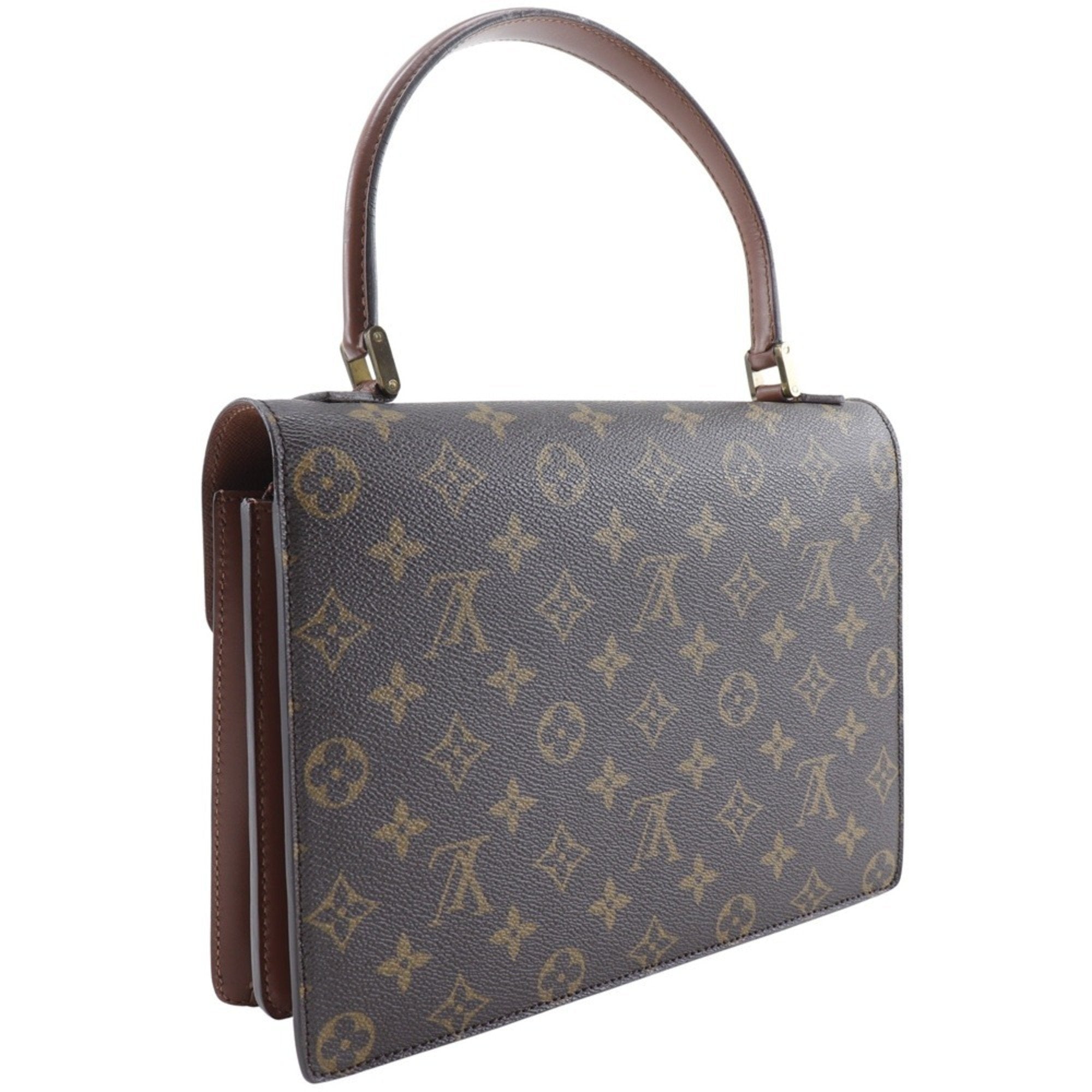 Louis Vuitton Brown Monogram Canvas Handbag
