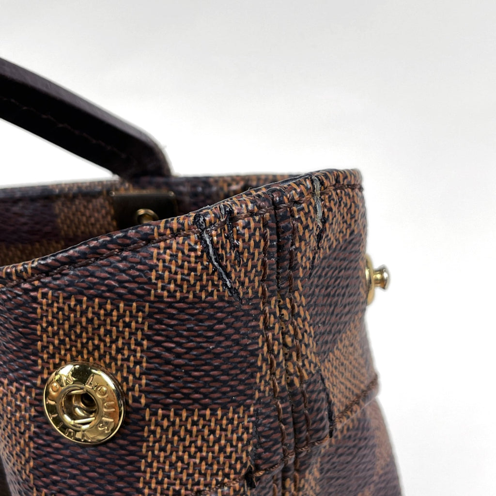 Louis Vuitton Brown Damier Canvas Shoulder Bag Tote Bag