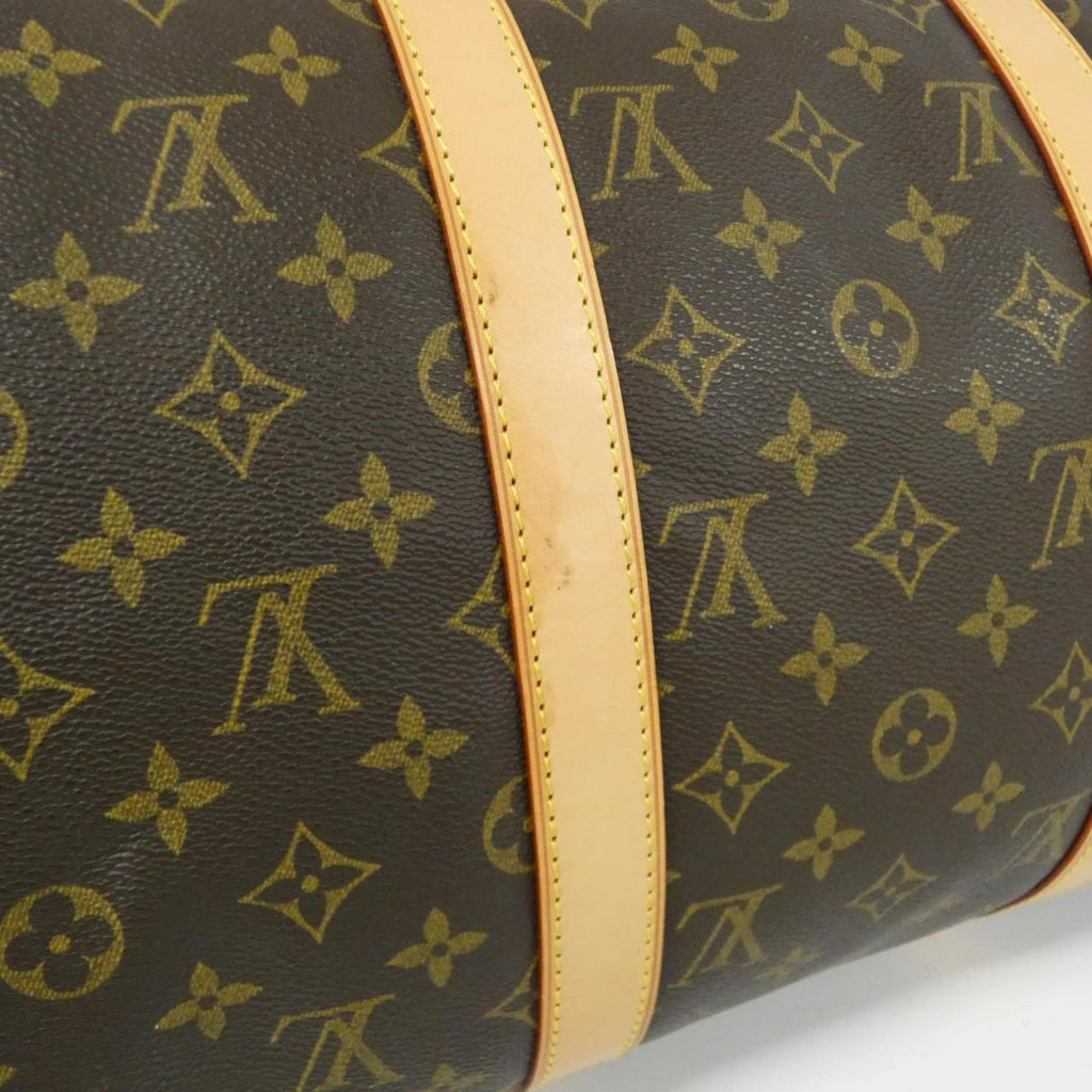 Louis Vuitton Brown Coated Canvas Boston Bag
