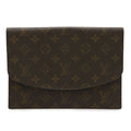 Louis Vuitton Brown Monogram Monogram Clutch Bag Pochette Pouch