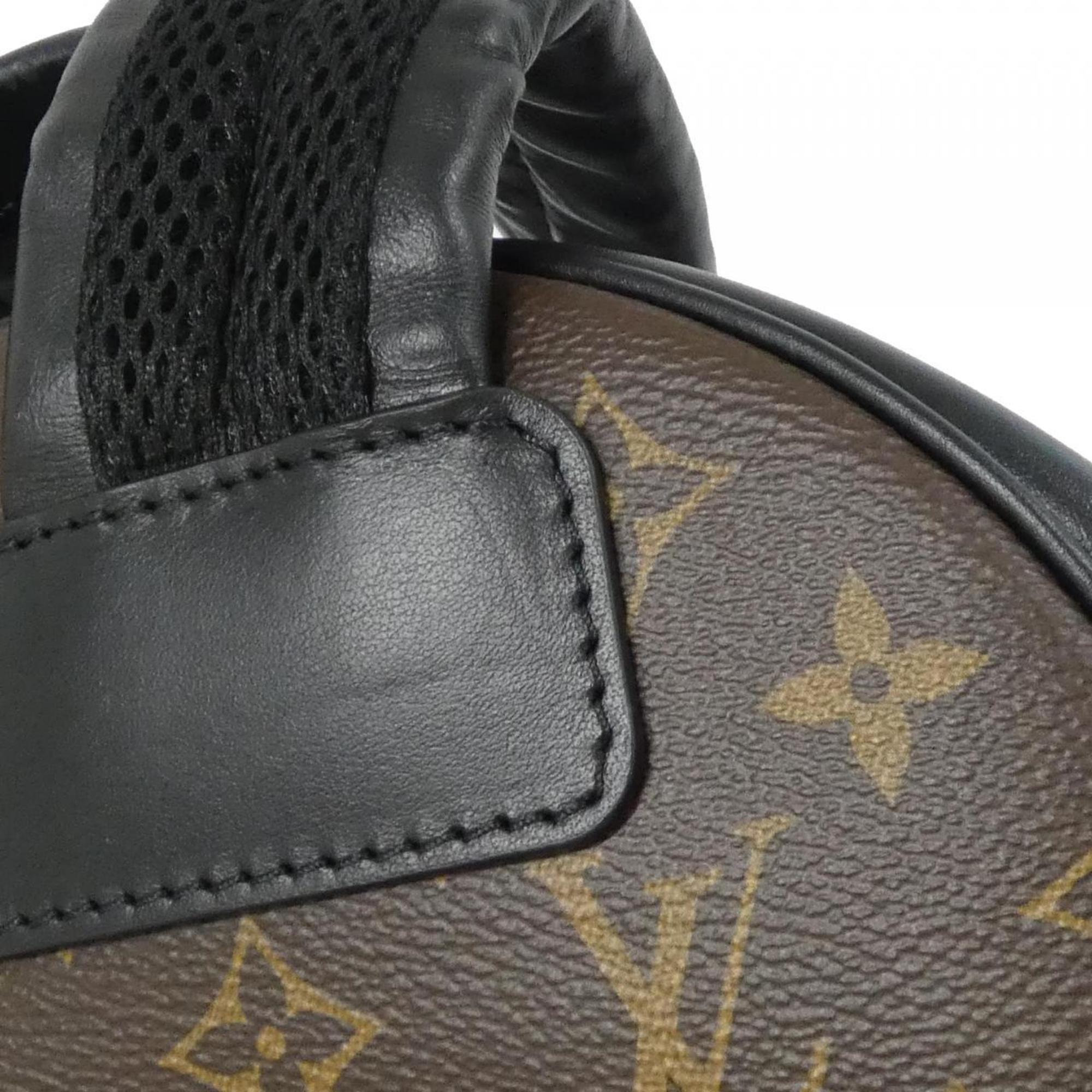 Louis Vuitton Monogram Macassar Marron Coated Canvas Backpack