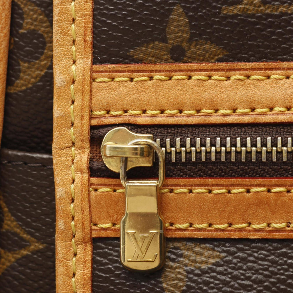 Louis Vuitton Brown Pvc Leather Shoulder Bag