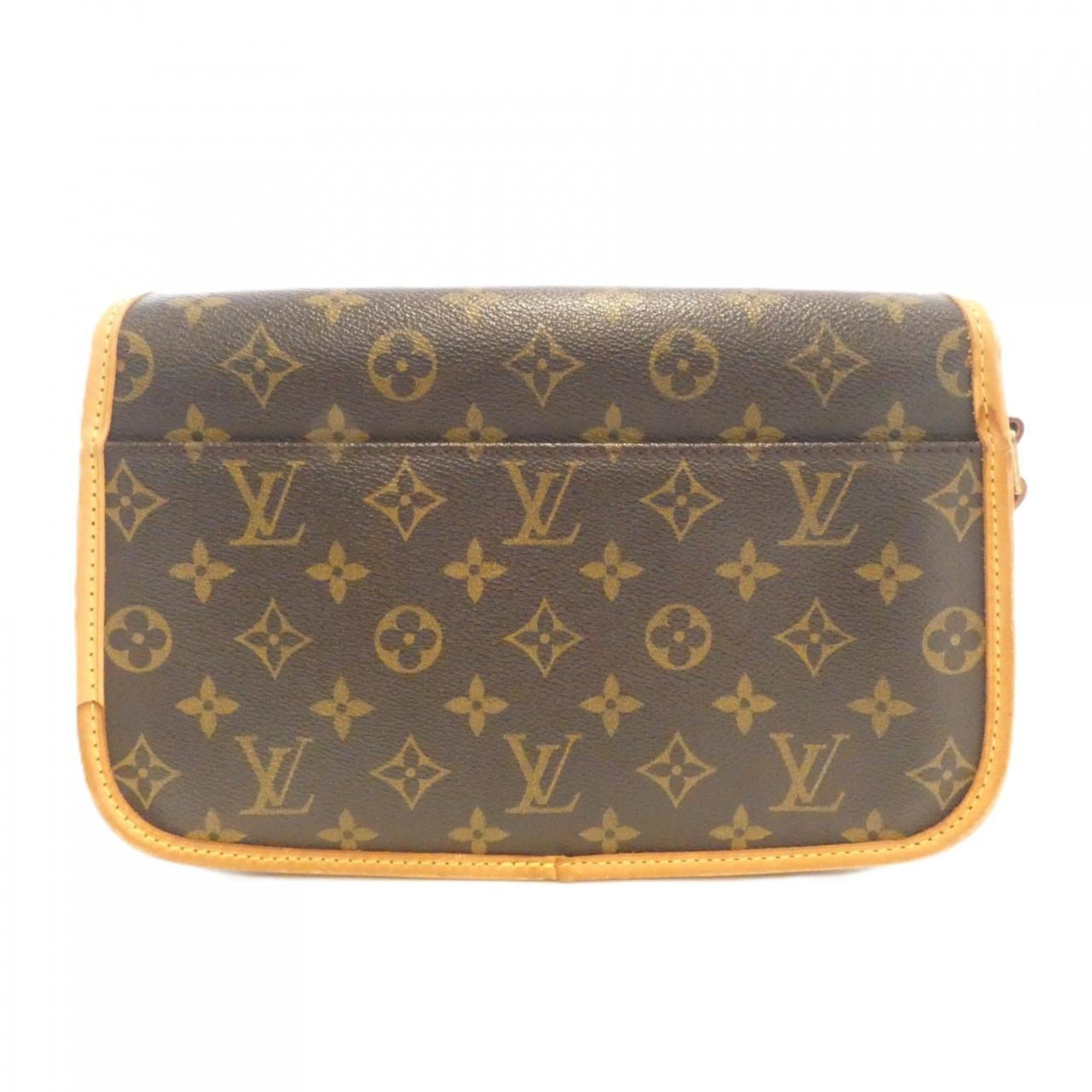 Louis Vuitton Brown Coated Canvas Shoulder Bag