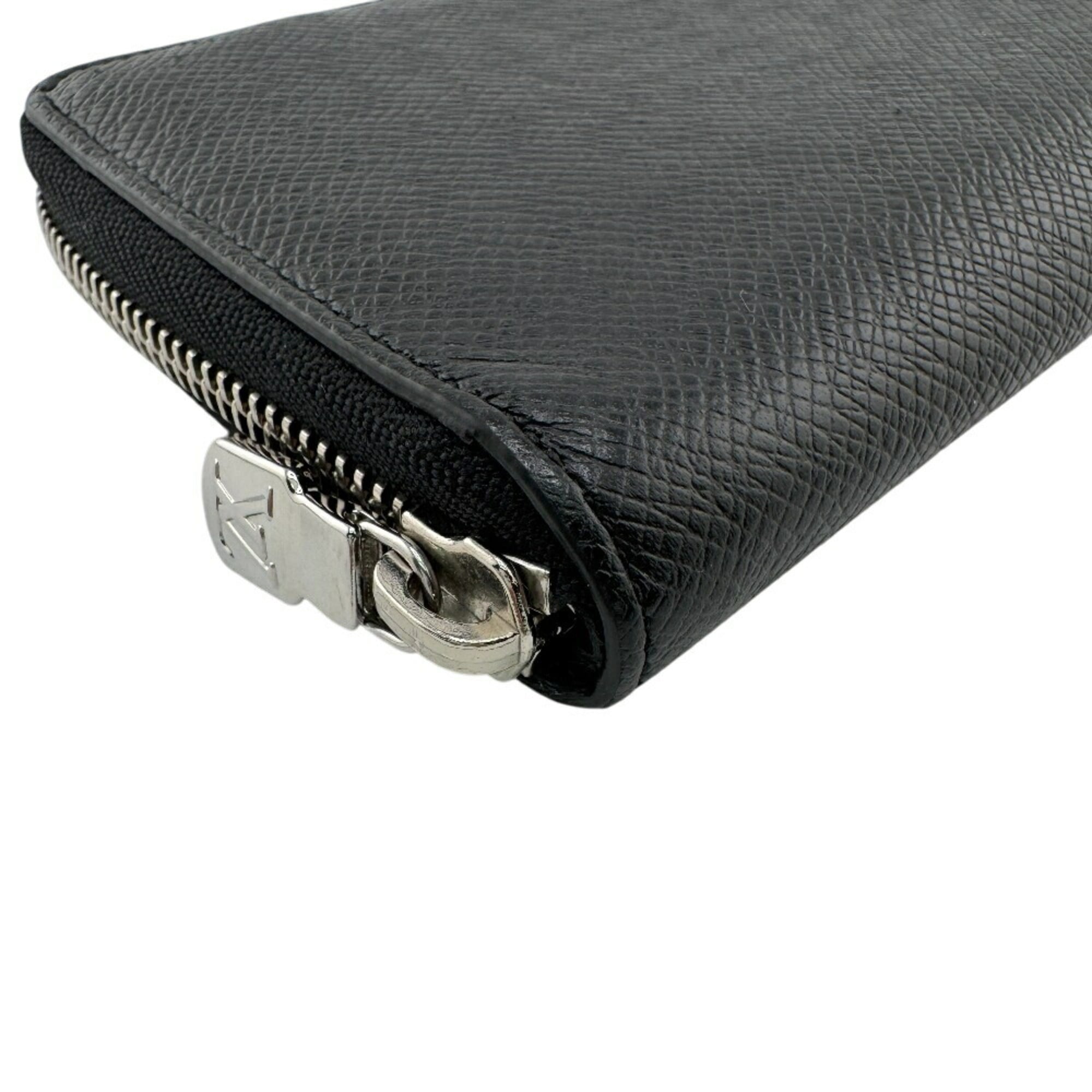 Louis Vuitton Black Leather Long Wallet