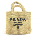 Prada Beige Cloth Handbag