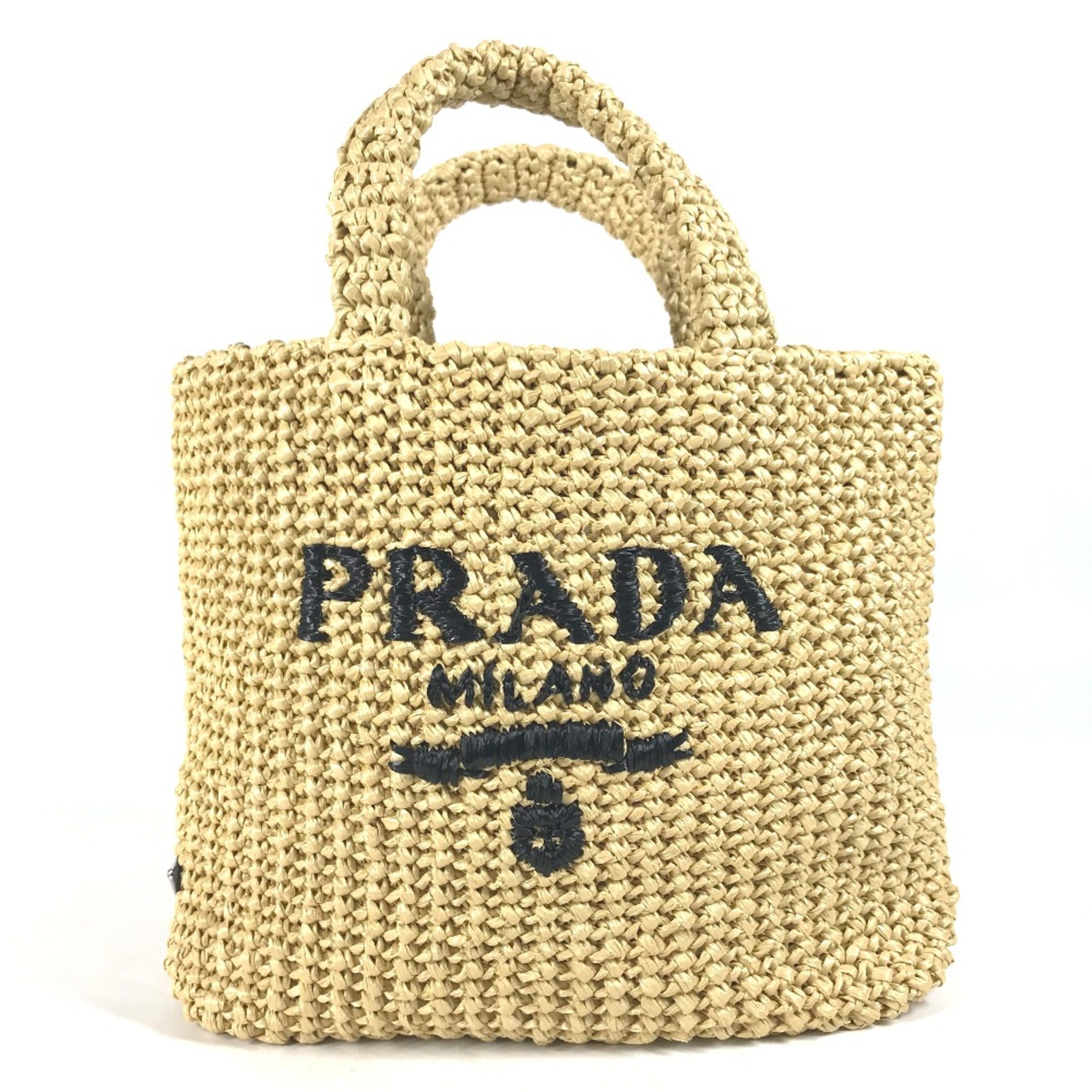 Prada Beige Cloth Handbag