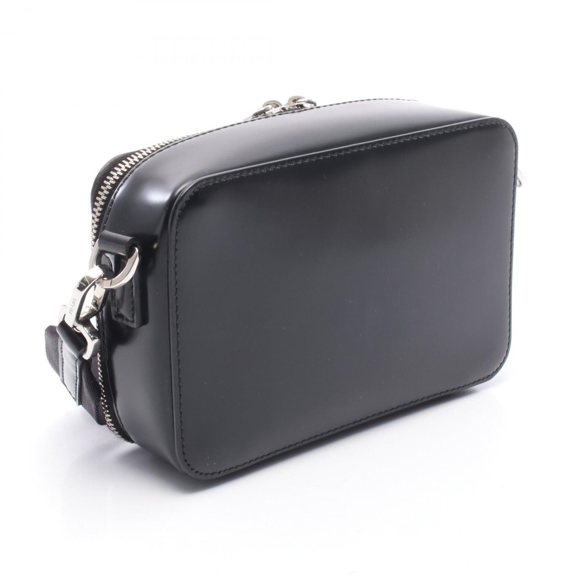 Prada Black Leather Shoulder Bag