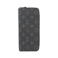 Louis Vuitton Black Coated Canvas Long Wallet