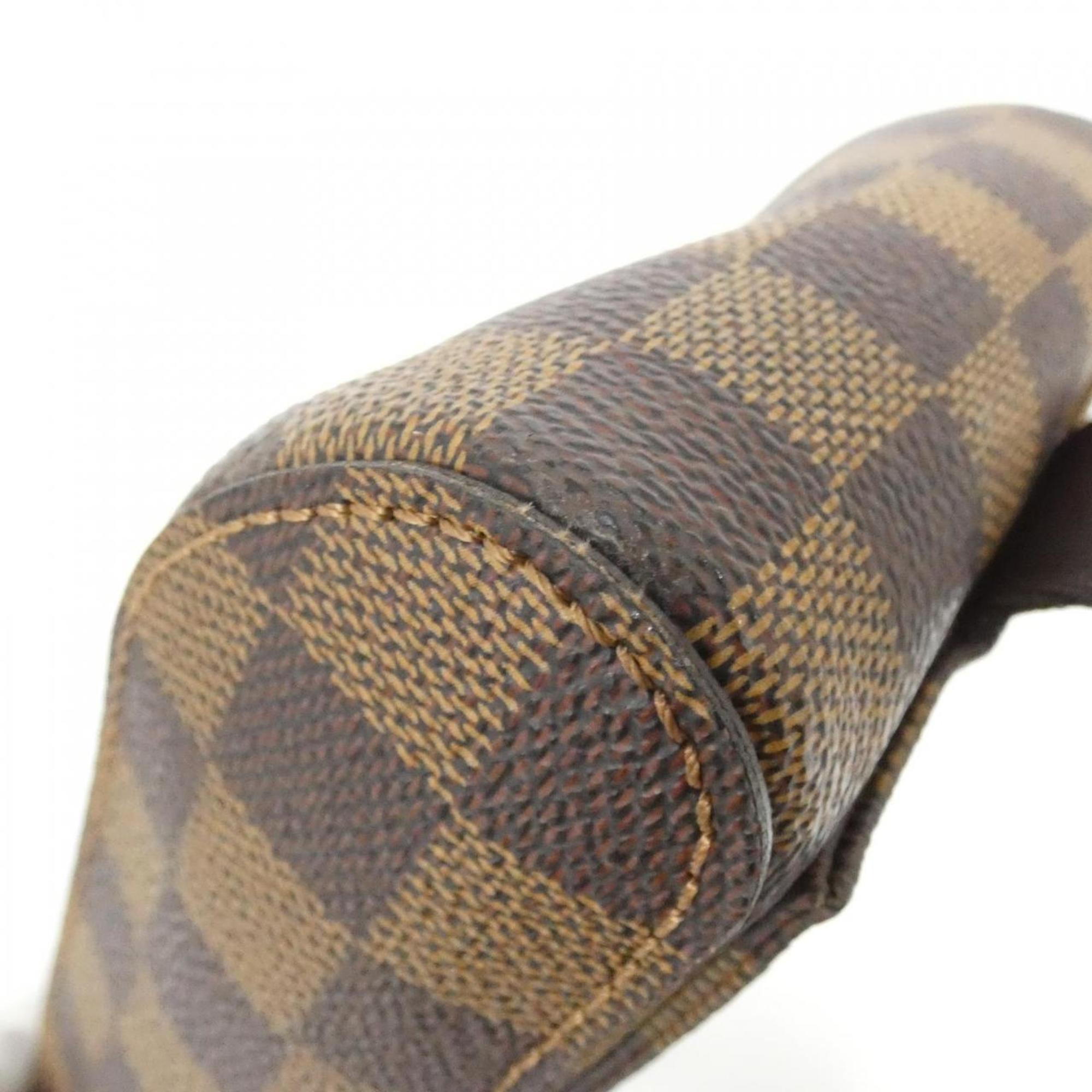 Louis Vuitton Brown Coated Canvas Shoulder Bag