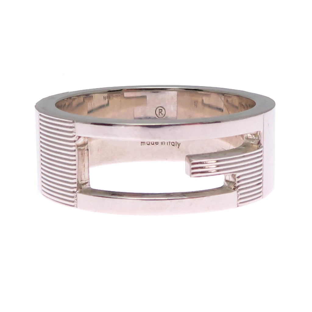 Gucci Silver 925 Band Ring (Pre-Owned)