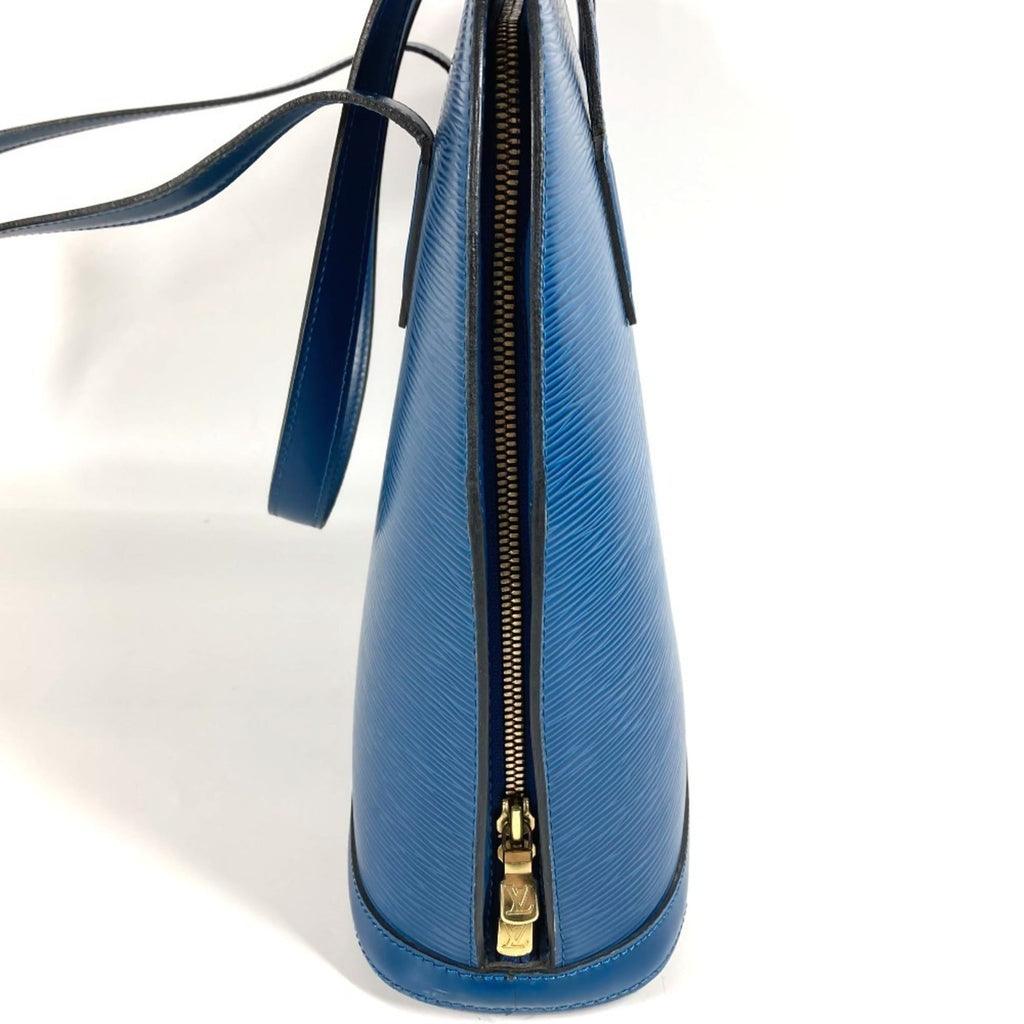 Louis Vuitton Blue Toledo Blue Epi Leather Shoulder Bag Tote Bag