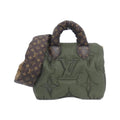 Louis Vuitton Khaki Nylon Boston Bag