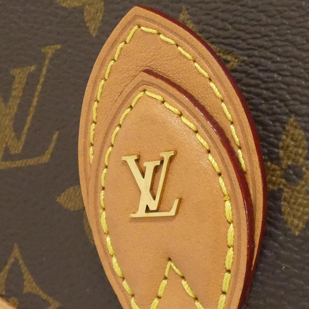 Louis Vuitton Brown Coated Canvas Shoulder Bag