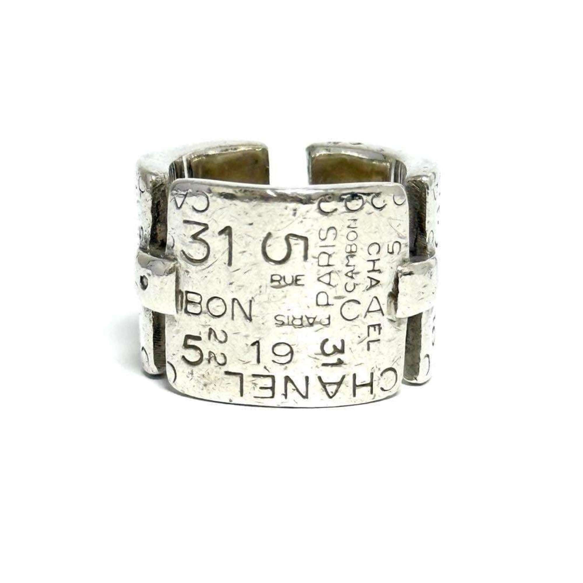 Chanel Silver 925 Band Ring