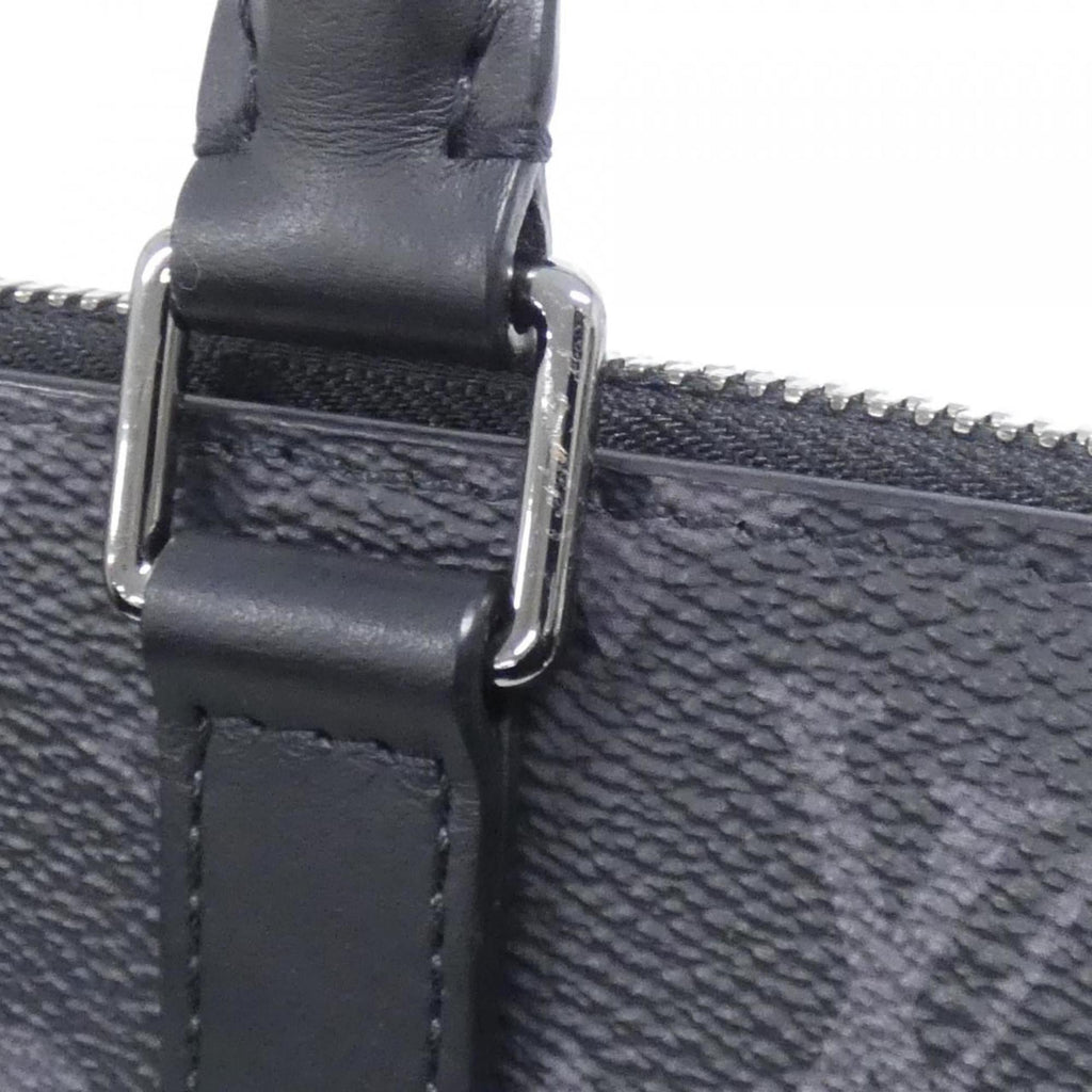 Louis Vuitton Black Coated Canvas Handbag
