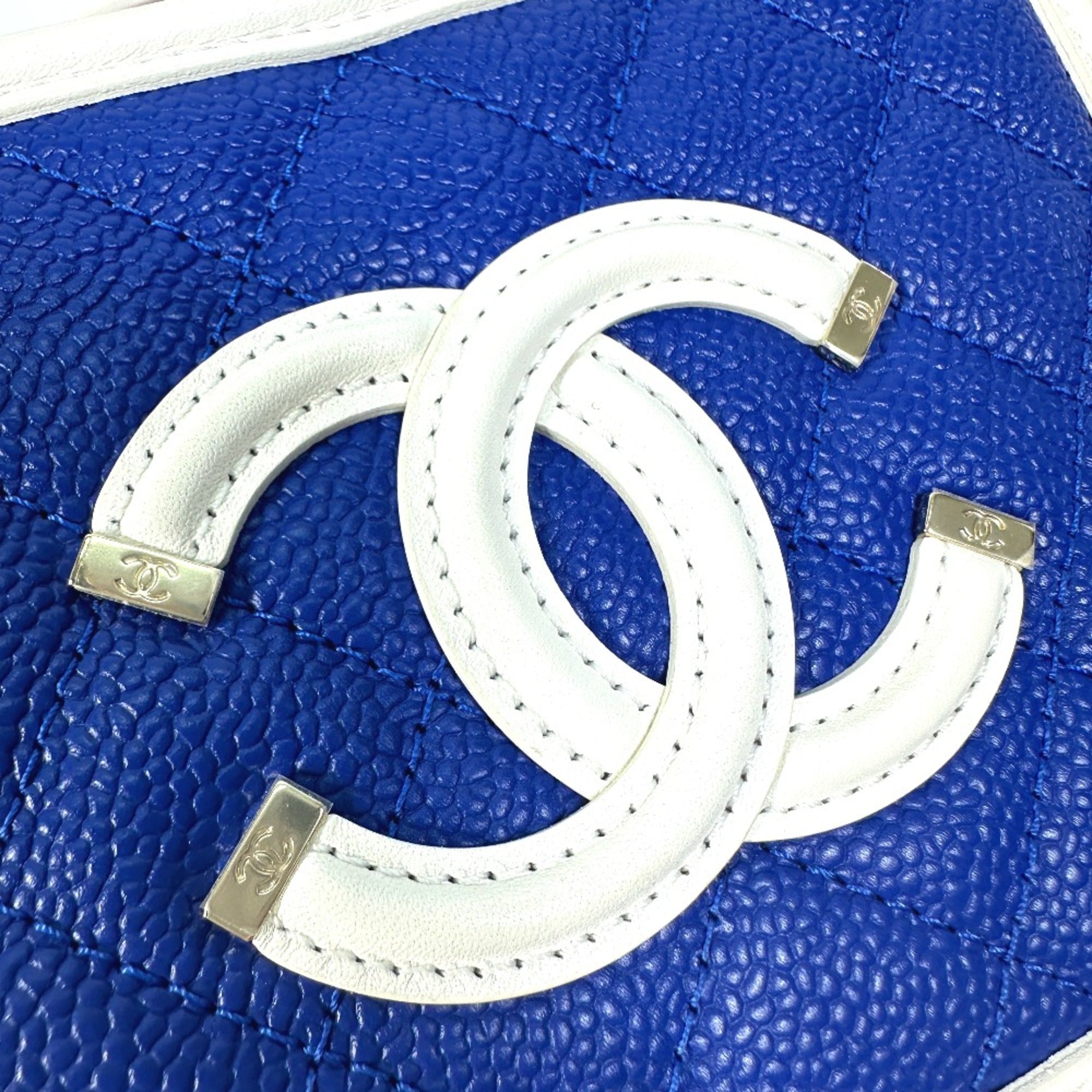 Chanel Red Leather Shoulder Bag