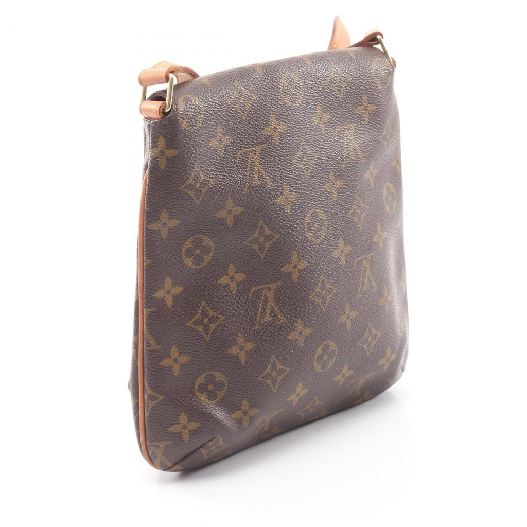 Louis Vuitton Brown Monogram Coated Canvas Leather Shoulder Bag